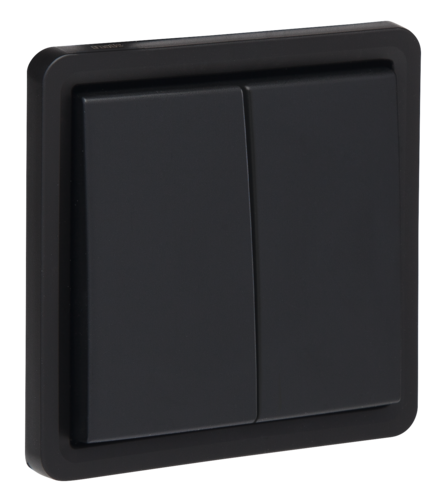 Niko Hydro Wd Serieschakelaar 1V 10A/250V - Insteek Zwart