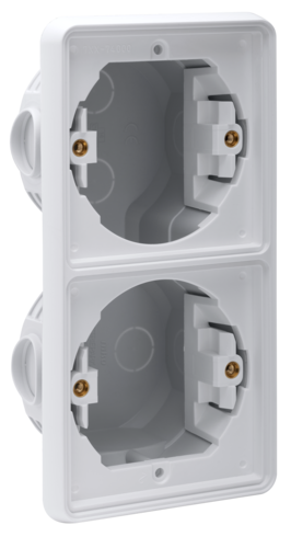 Niko Hydro Wd Inbouwkader 2V Verticaal Grijs