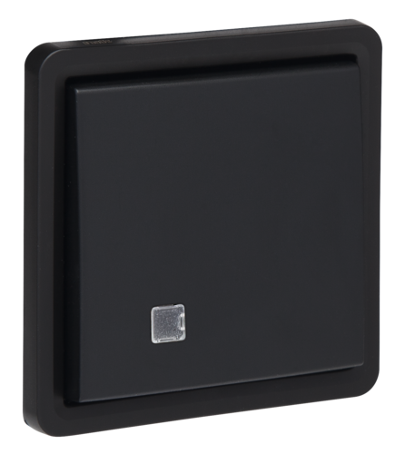 Niko Hydro Wd Controleschakelaar 2P 10A - Insteek Zwart