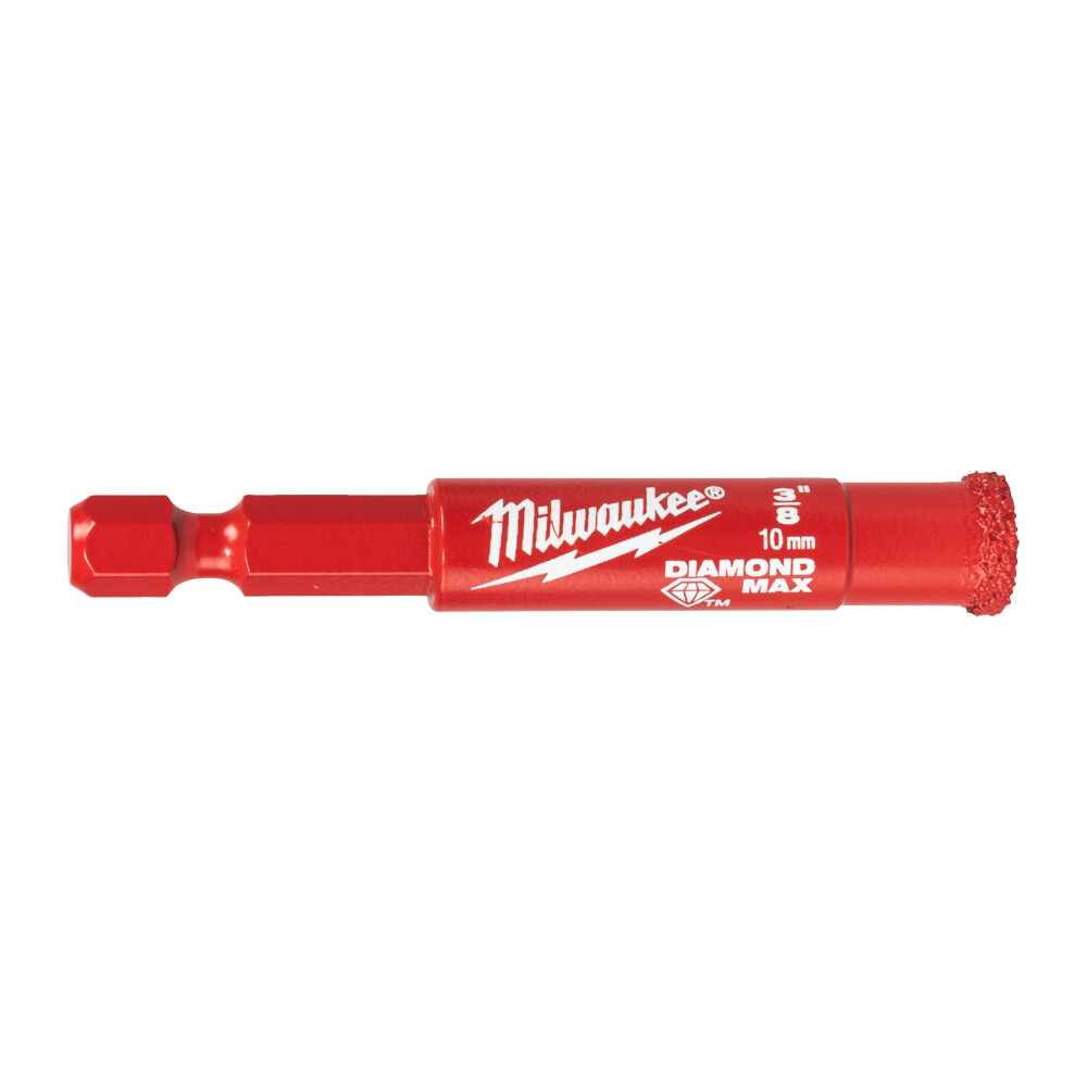Milwaukee® Diamantboor Diamond Max Nat/Droog Hex 10Mm