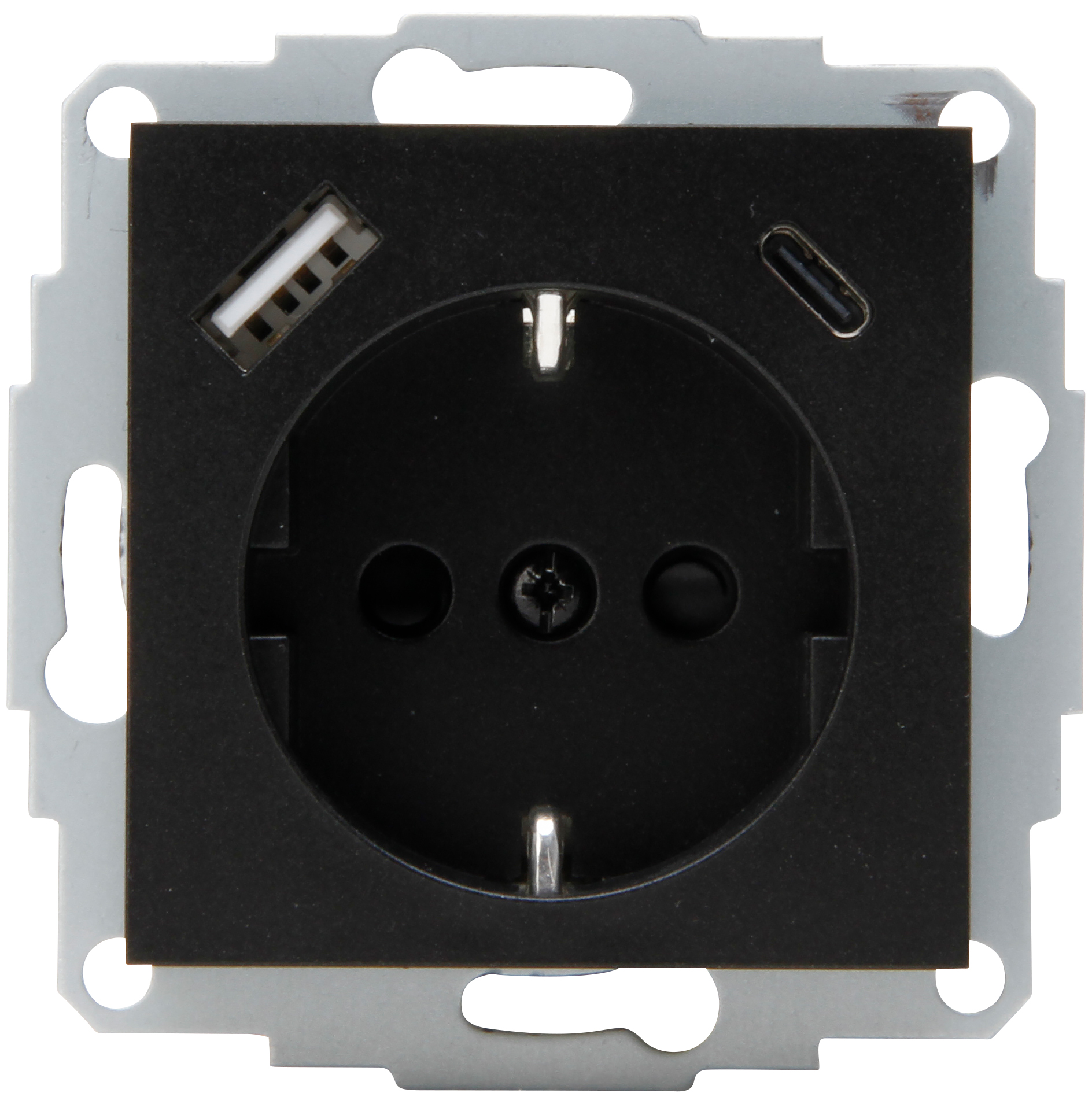 Kopp Hk07 - Wcd Ra 1V + Usb A+C Mat Zwart 3400Ma