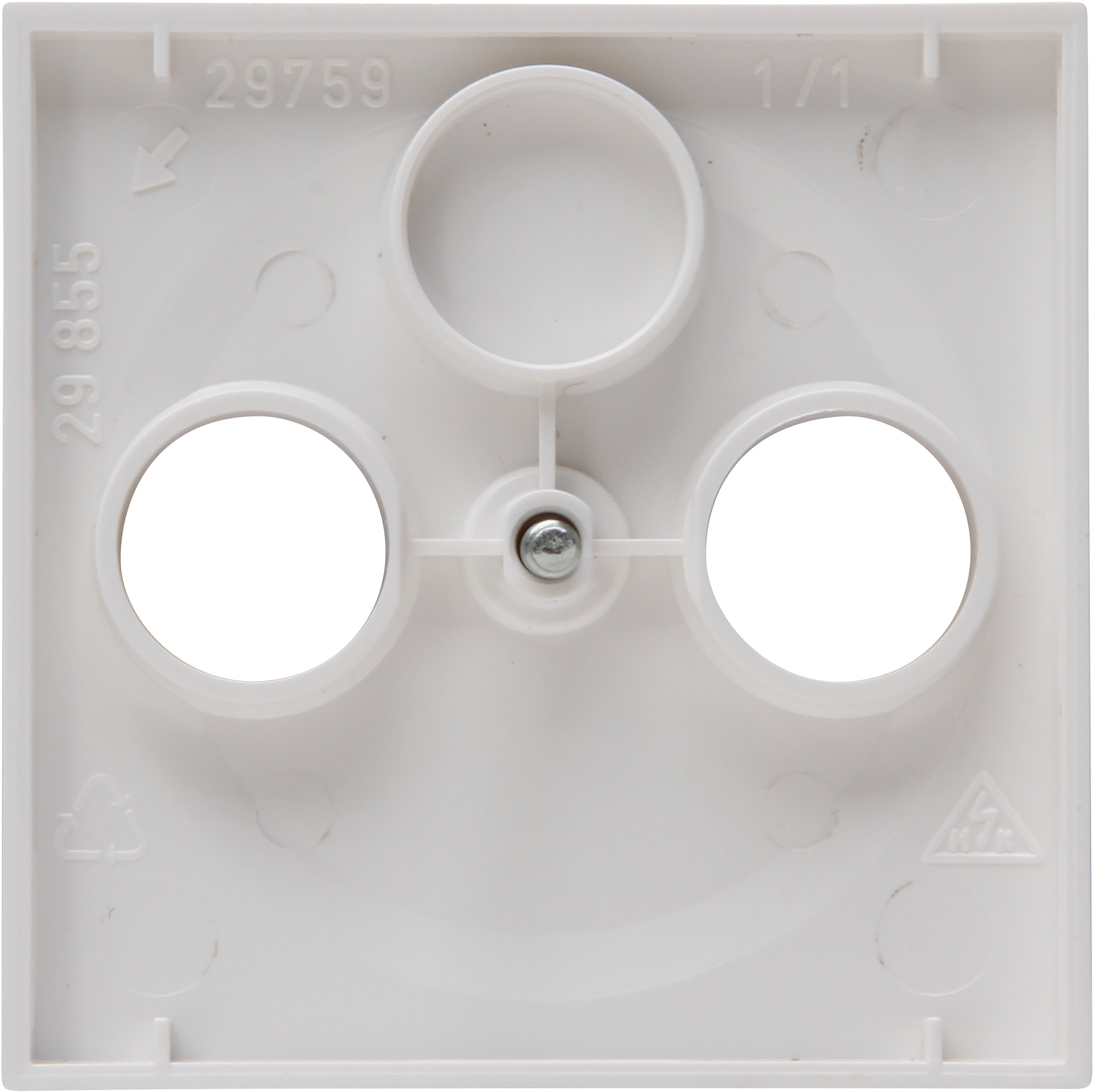 Kopp Hk07 - Afdekplaat Cai/Tv Helder Wit - Afbeelding 5