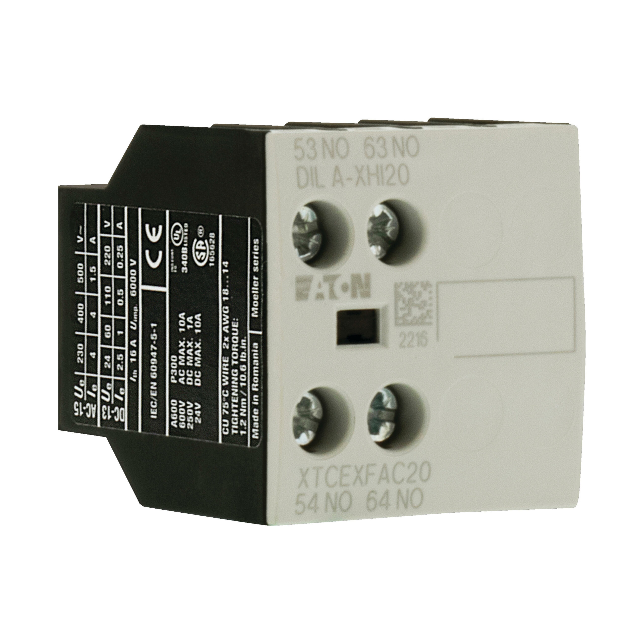 Eaton Dila-Xhi20 Hulpcontactblok 2Xm - Afbeelding 3