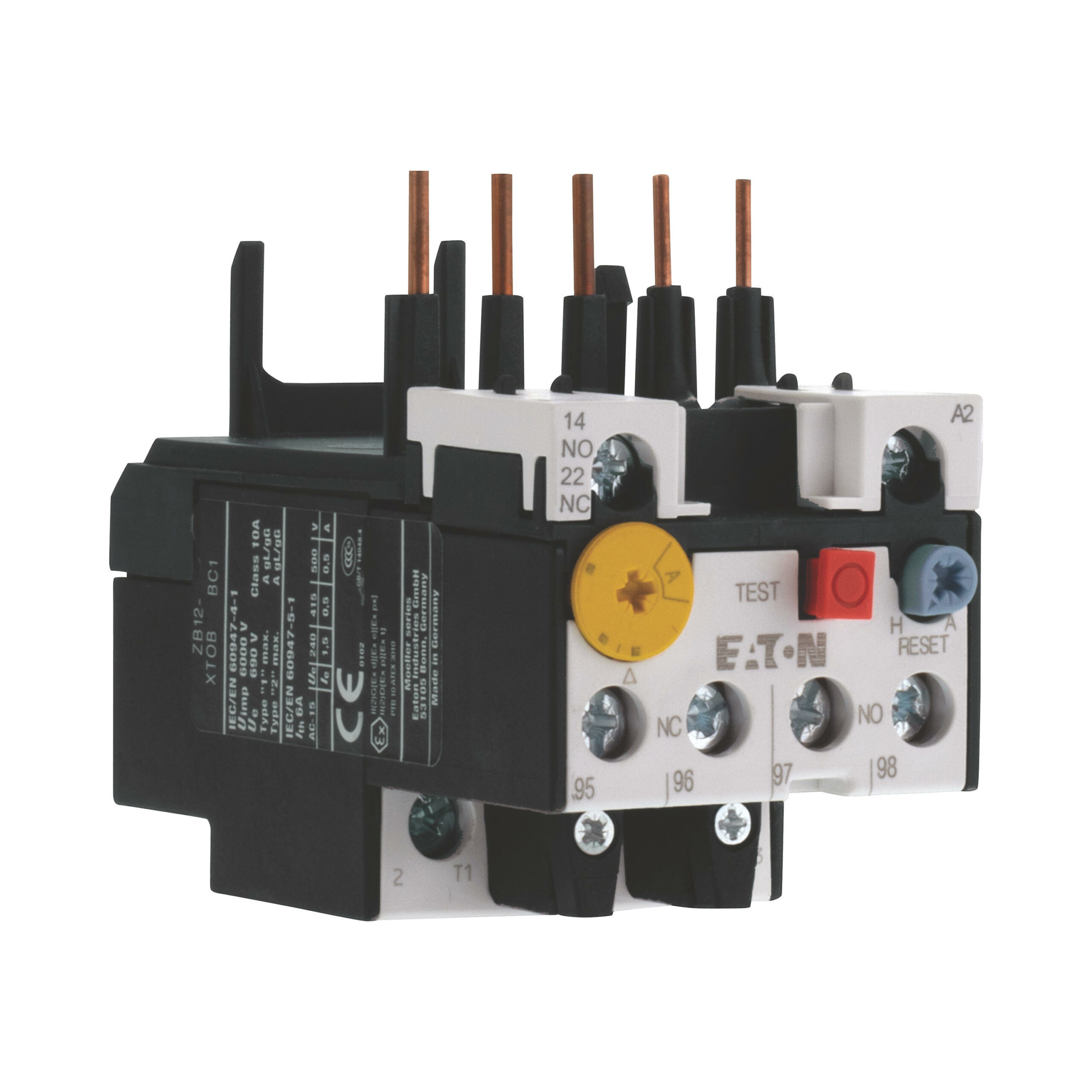 Eaton Zb12-0.6 Motorbeveiligingsrelais.3P 0.4Tm0.6A 3P - Afbeelding 3