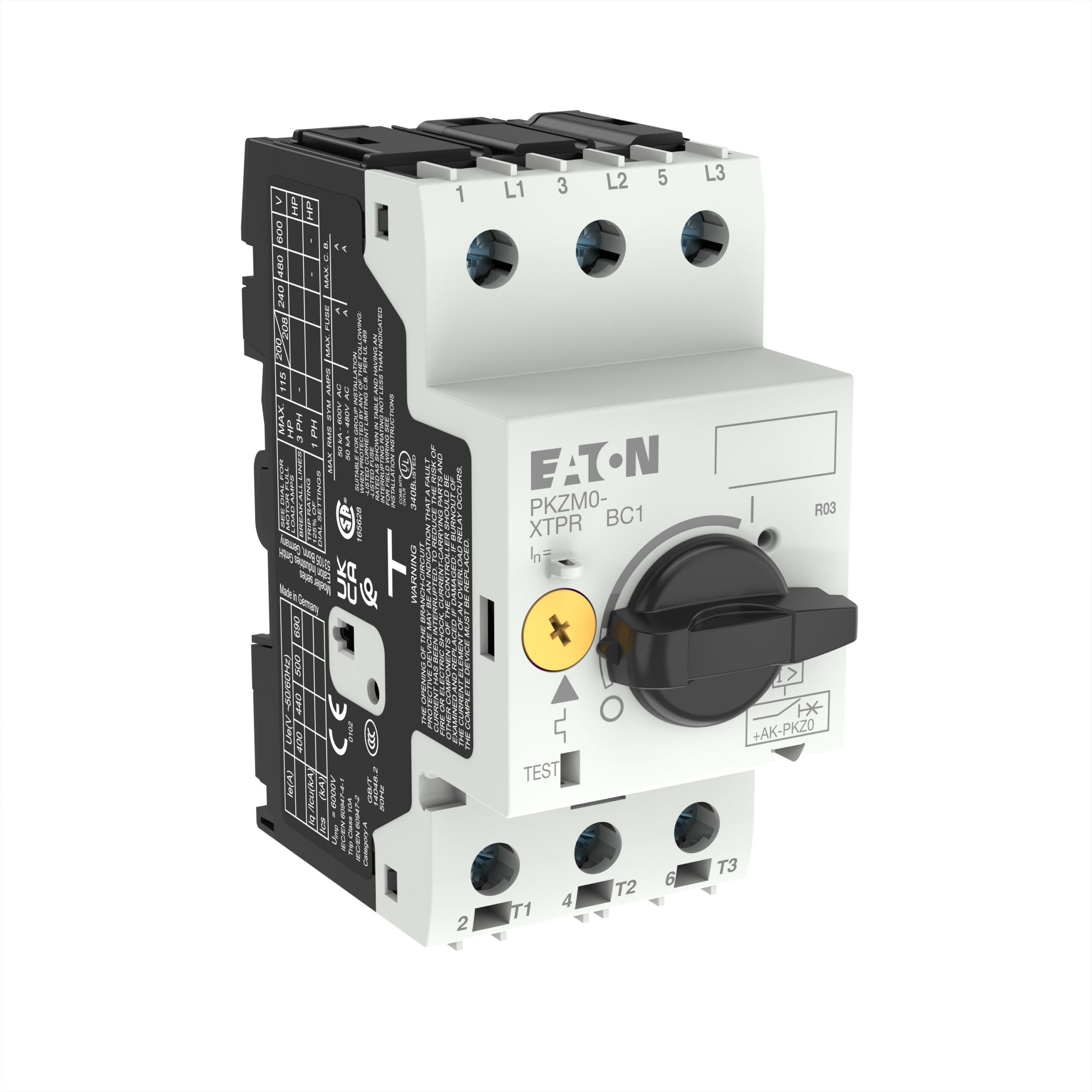 Eaton Motorbeveiligingsschak.pkzm0-1A 3P 0.63Tm1A - Afbeelding 3