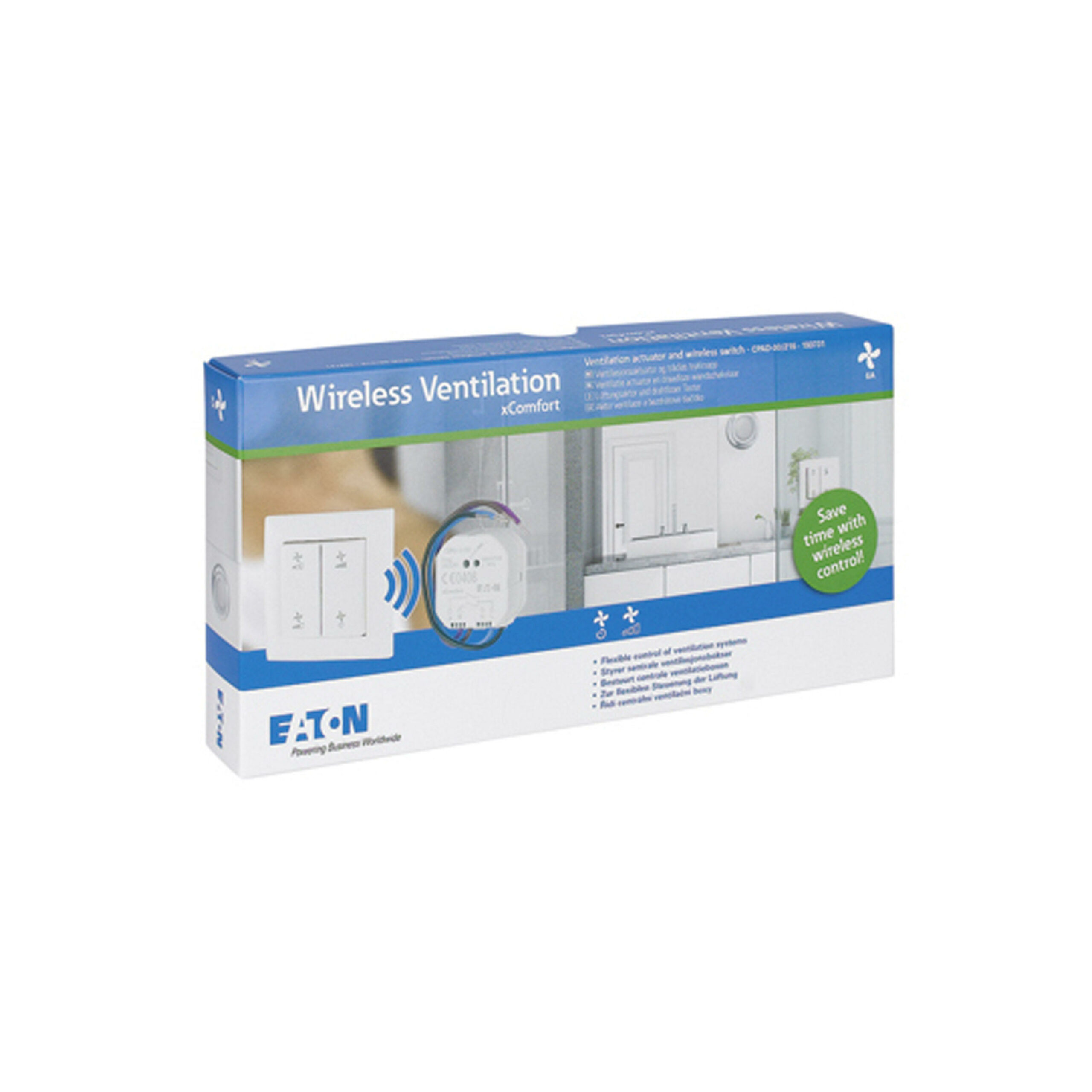 Eaton Ventilatieactor En Draadloze Wandschakelaar Set - Afbeelding 3