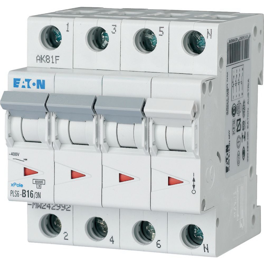 Eaton Automaat C16A 3P+N 6Ka - Afbeelding 2