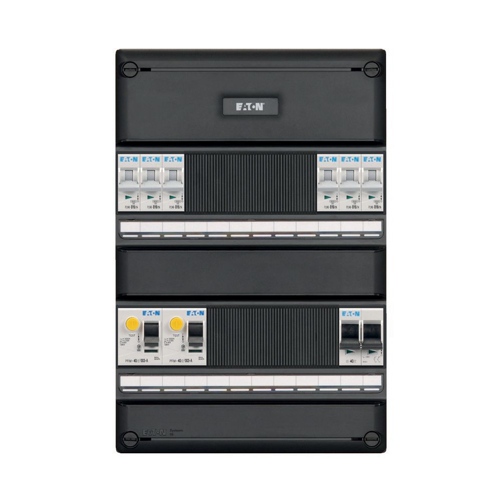 Eaton Groepenkast 6 Groeps 2X(2P)Aardlks + 2P Hfds 1F - Afbeelding 2