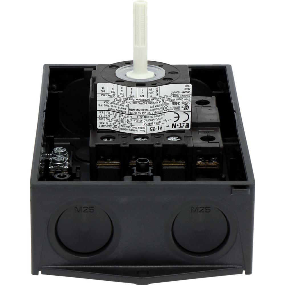 Eaton Werkschakelaar 25A 4P Opbouw Front: Ip65 - Afbeelding 16