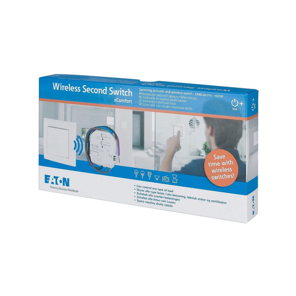 Eaton Schakelactor En Draadloze Wandschakelaar "Second Switch" - Afbeelding 2
