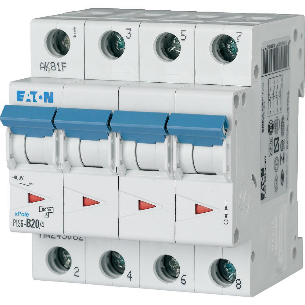 Eaton Automaat C20A 3P+N 6Ka