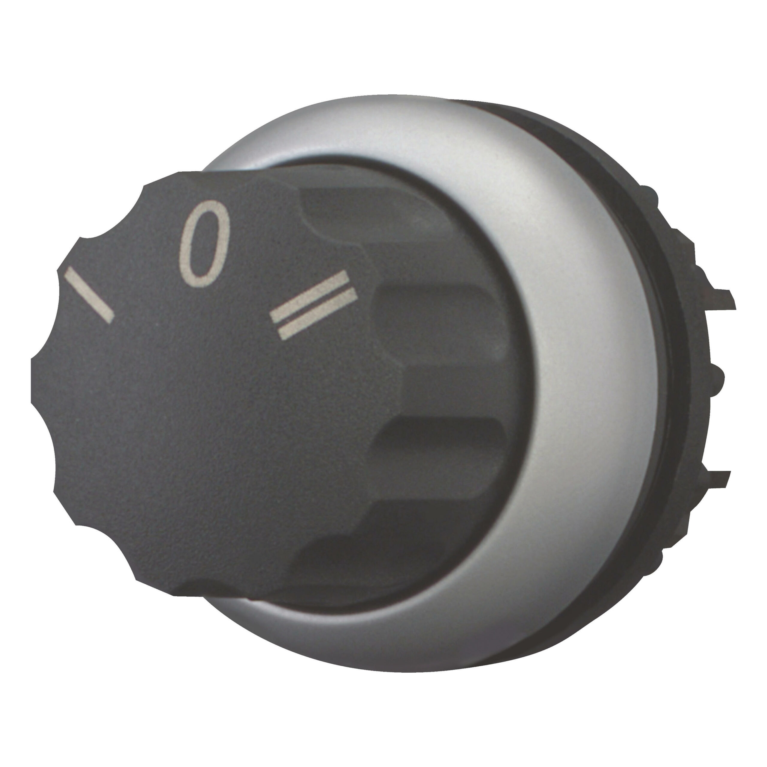 Eaton M22-W3 3 Standen Draaiknop Rond Zwart Inbouw/Paneelb