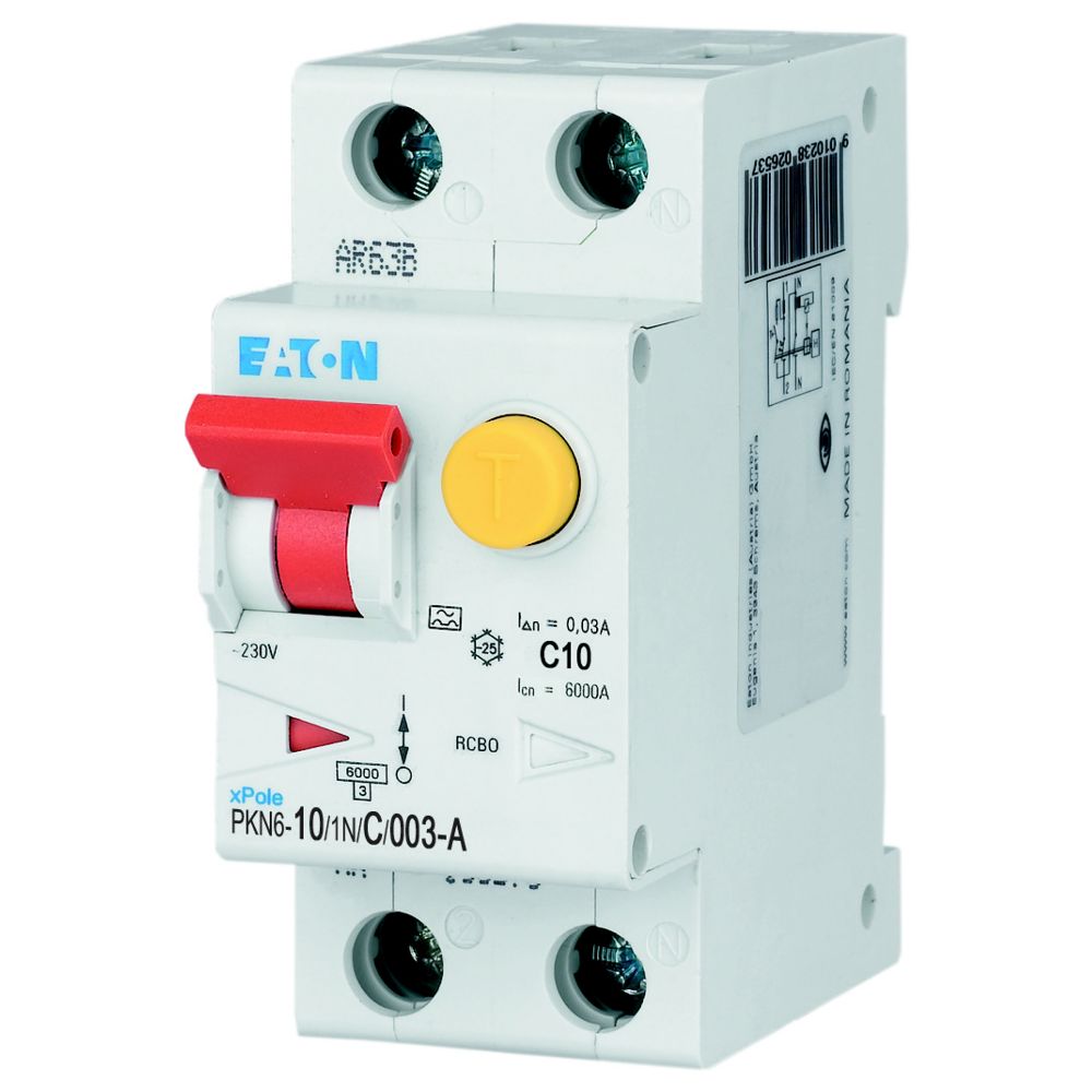 Eaton Aardlekautomaat C10A 1P+N 30Ma 6Ka - Afbeelding 7