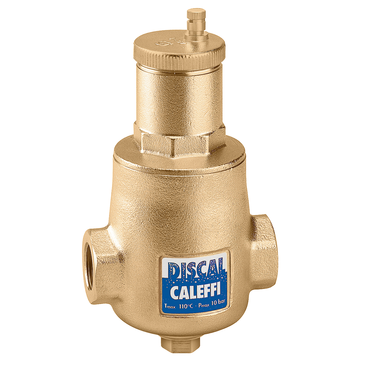 Caleffi Luchtafscheider Discal® Met Aansluiting Voor Aftap 2"