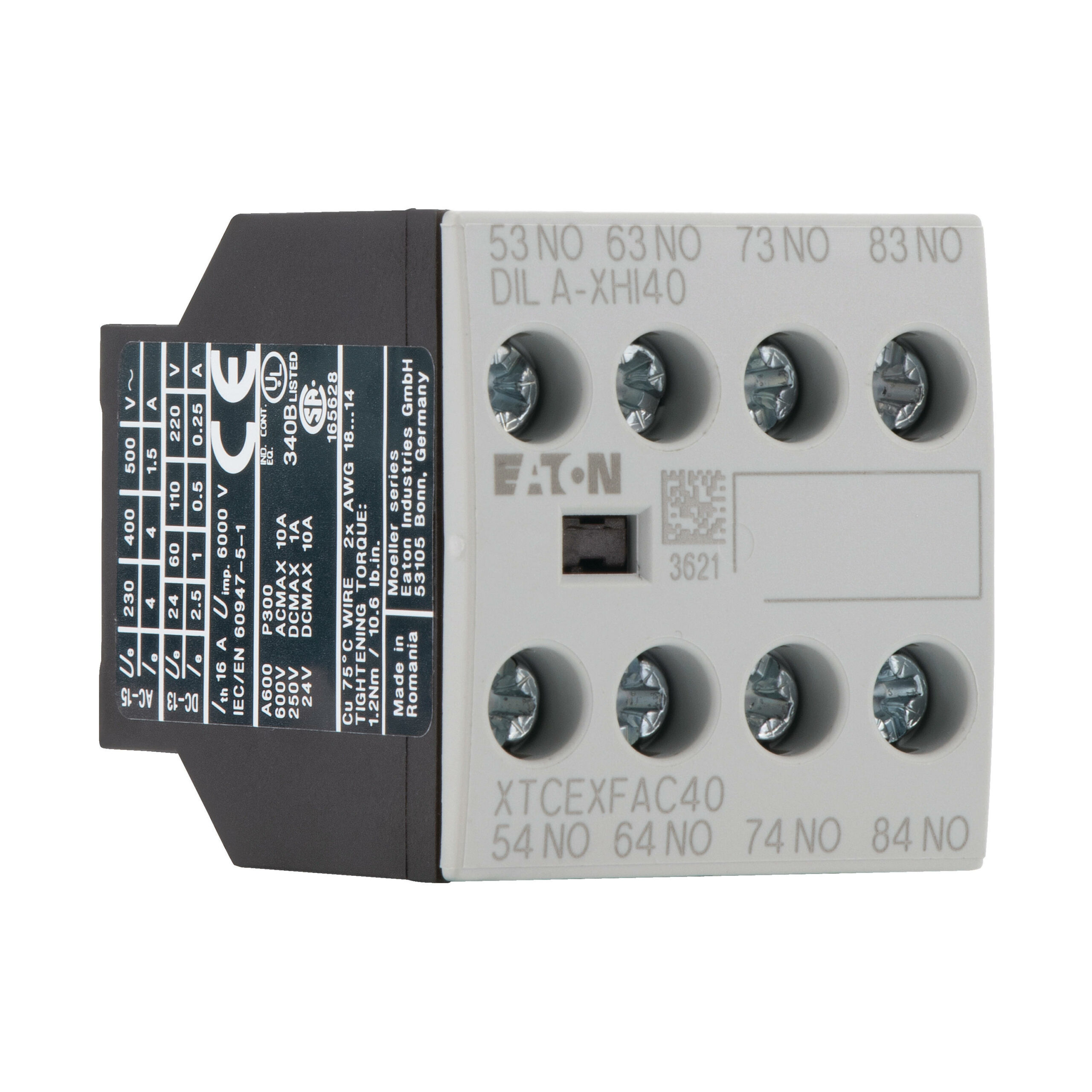 Eaton Dila-Xhi40 Hulpcontactblok 4Xmaak - Afbeelding 3