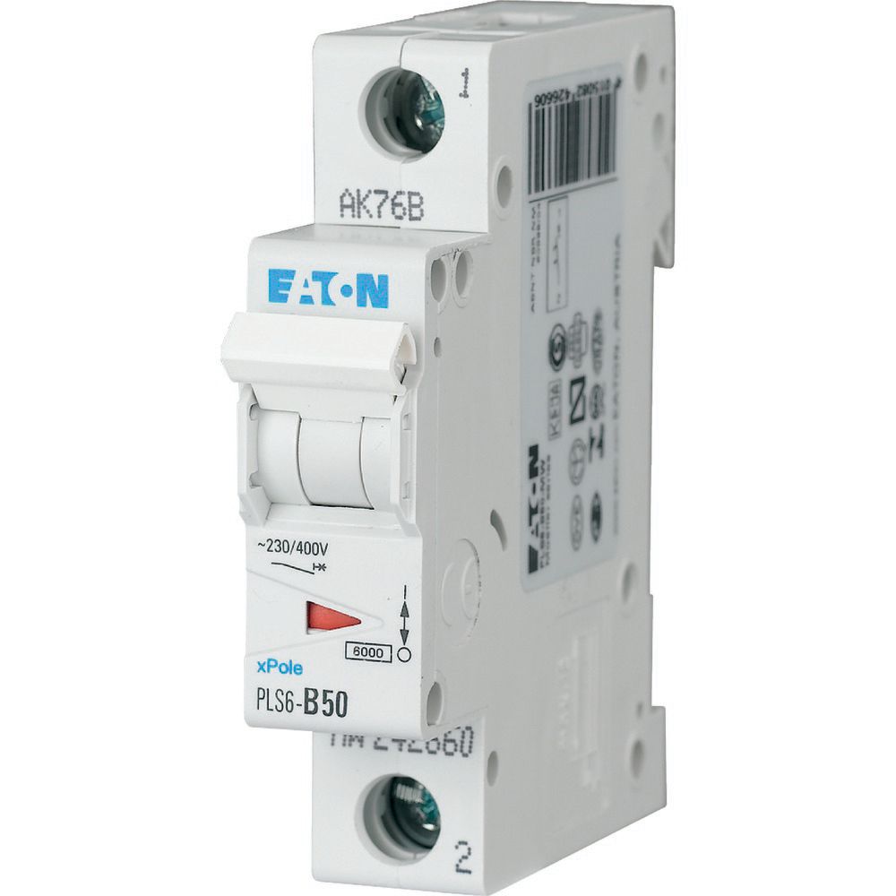 Eaton Automaat C50A 1P 6Ka --> Let Op 1-Polig - Afbeelding 2