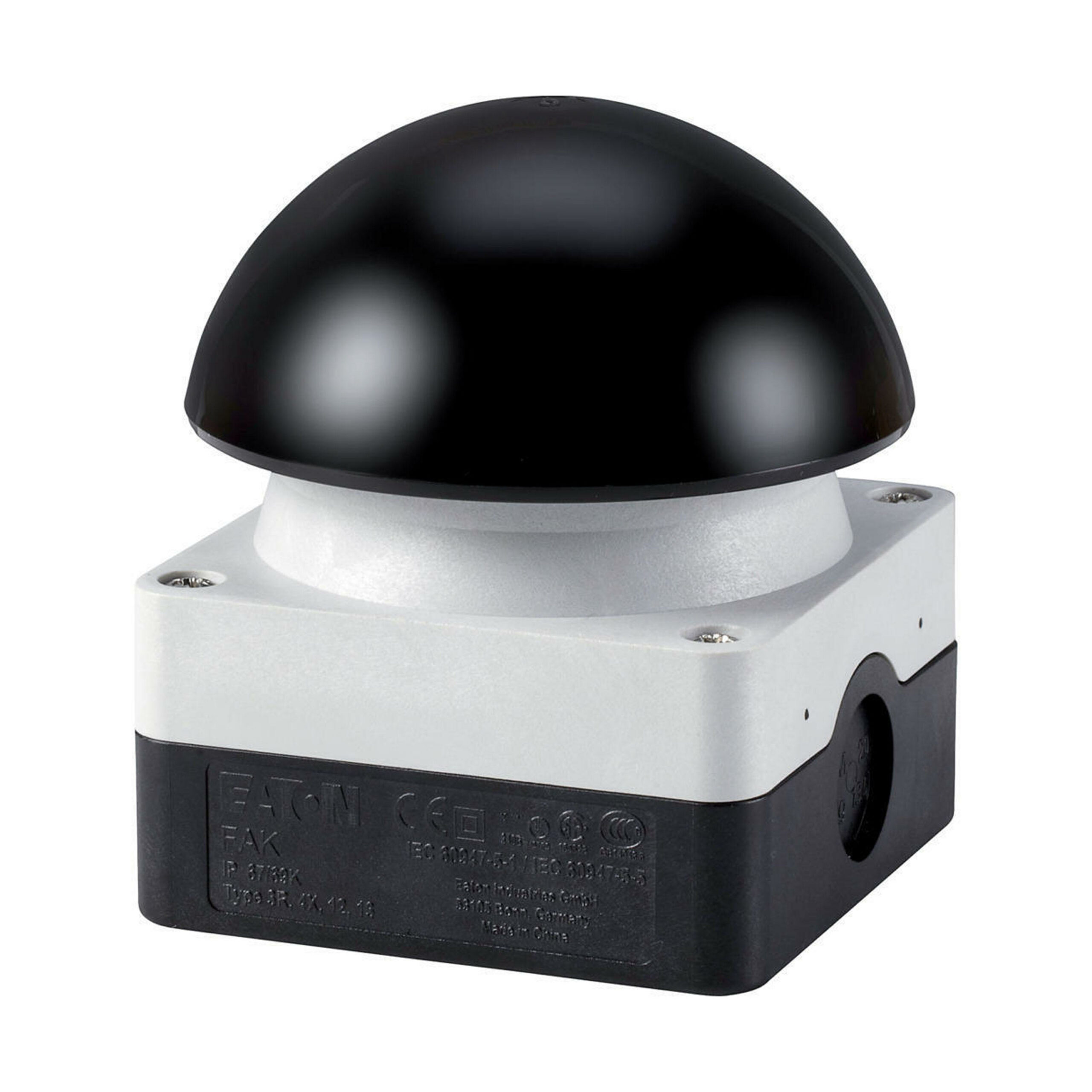 Eaton Fak-S/Kc11/I Paddestoel Slagdrukknop Zwart Puls