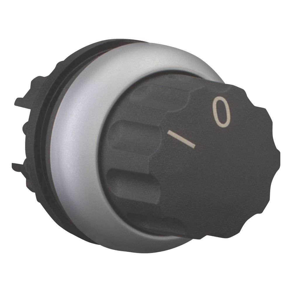 Eaton M22-W 2 Standen Draaiknop Rond Zwart Inbouw/Paneelbouw - Afbeelding 5
