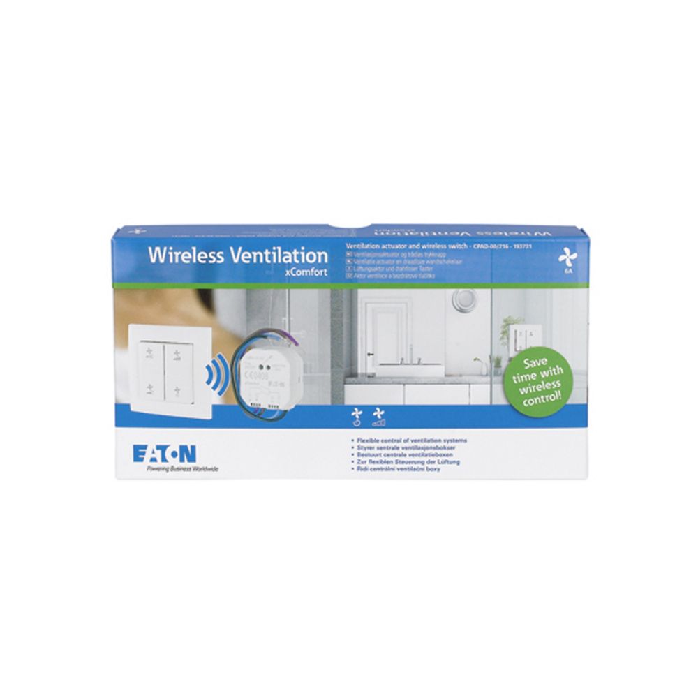 Eaton Ventilatieactor En Draadloze Wandschakelaar Set - Afbeelding 5