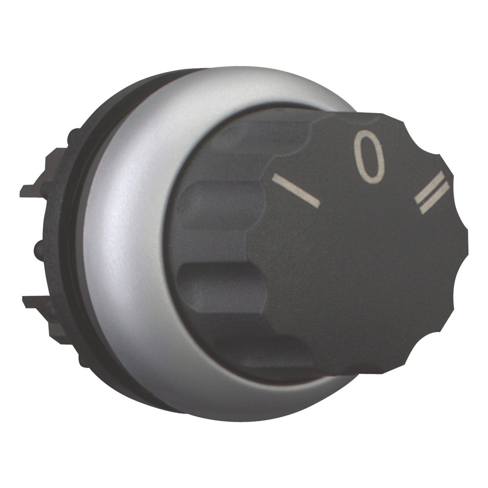 Eaton M22-W3 3 Standen Draaiknop Rond Zwart Inbouw/Paneelb - Afbeelding 8