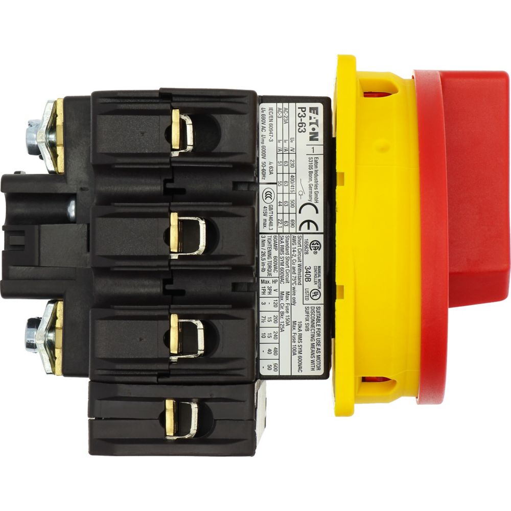 Eaton P3-63/Ea/Svb/N 63A 3P+N Paneel Inbouw Hoofdschakelaar - Afbeelding 18