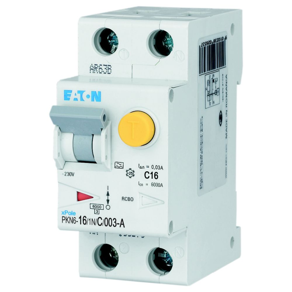 Eaton Aardlekautomaat C16A 1P+N 30Ma 6Ka - Afbeelding 7