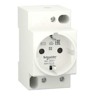 Schneider Electric Ipc Dinrail Wcd / Contactdoos 2P+Ra/16A - Afbeelding 2