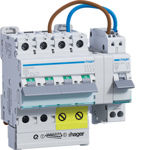 Hager Pv Vervangset Installatieautomaat 4P B40A + B16A 1P+N - Afbeelding 3