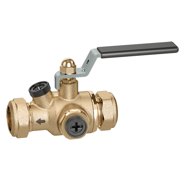 Caleffi Keerklep Met Ingebouwde Afsluiter - Dn 20 - Ø15 - Pmax 10 Bar
