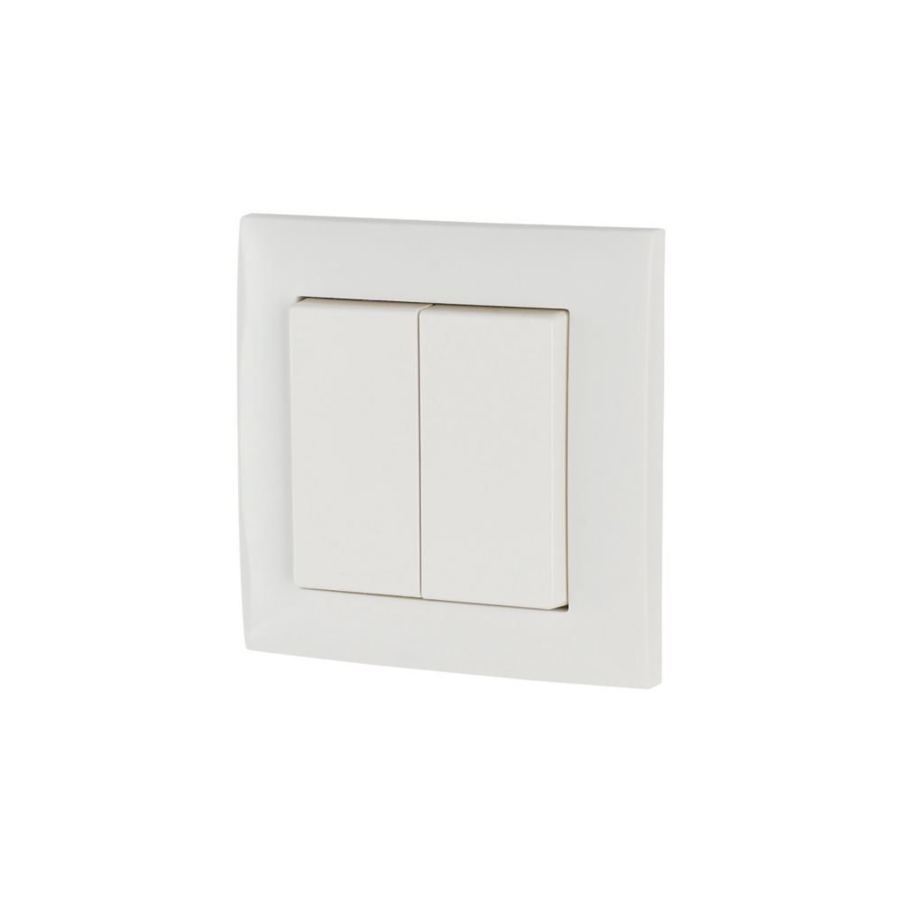 Eaton Wandschakelaar 2V Universeel 55Mm Wit Glanzend - Afbeelding 2