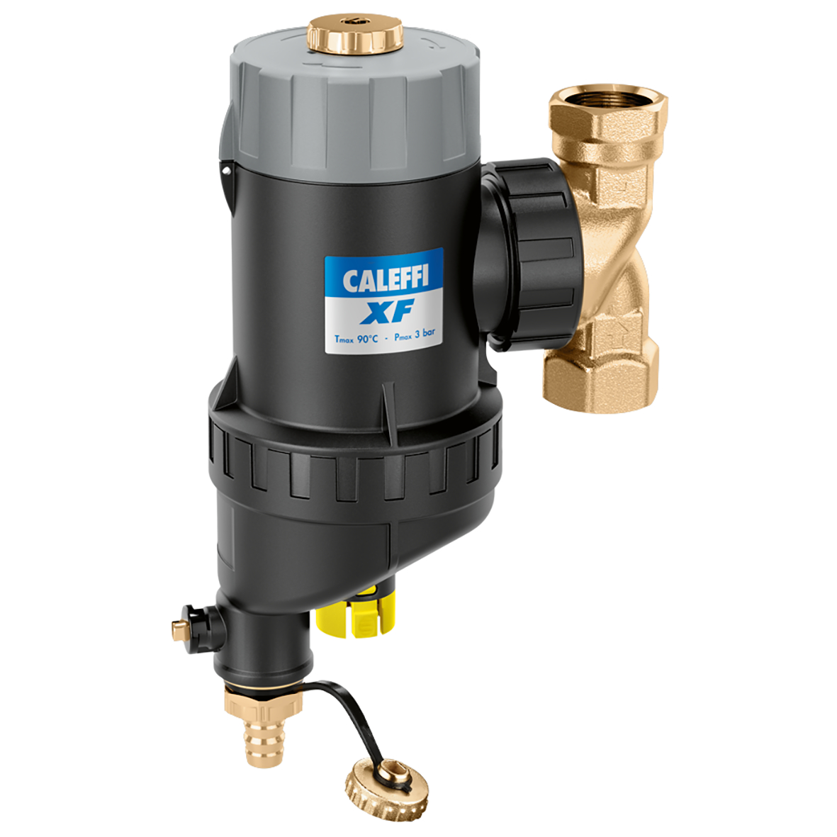Magnetische Vuilafscheider Met Easy Clean Filter Caleffi Xf Ø22