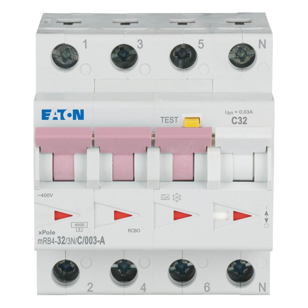 Eaton Aardlekautomaat C32A 3P+N 30Ma 4.5Ka - Afbeelding 5