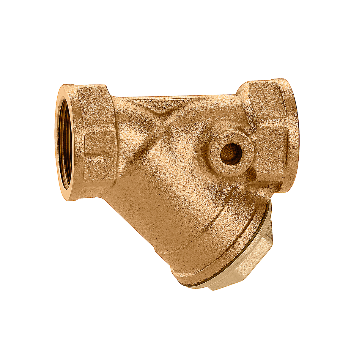 Caleffi Vuilfilter 3" Brons