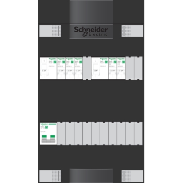 Schneider Electric Groepenkast 5Gr 1F 2Rij 2Als - Afbeelding 2