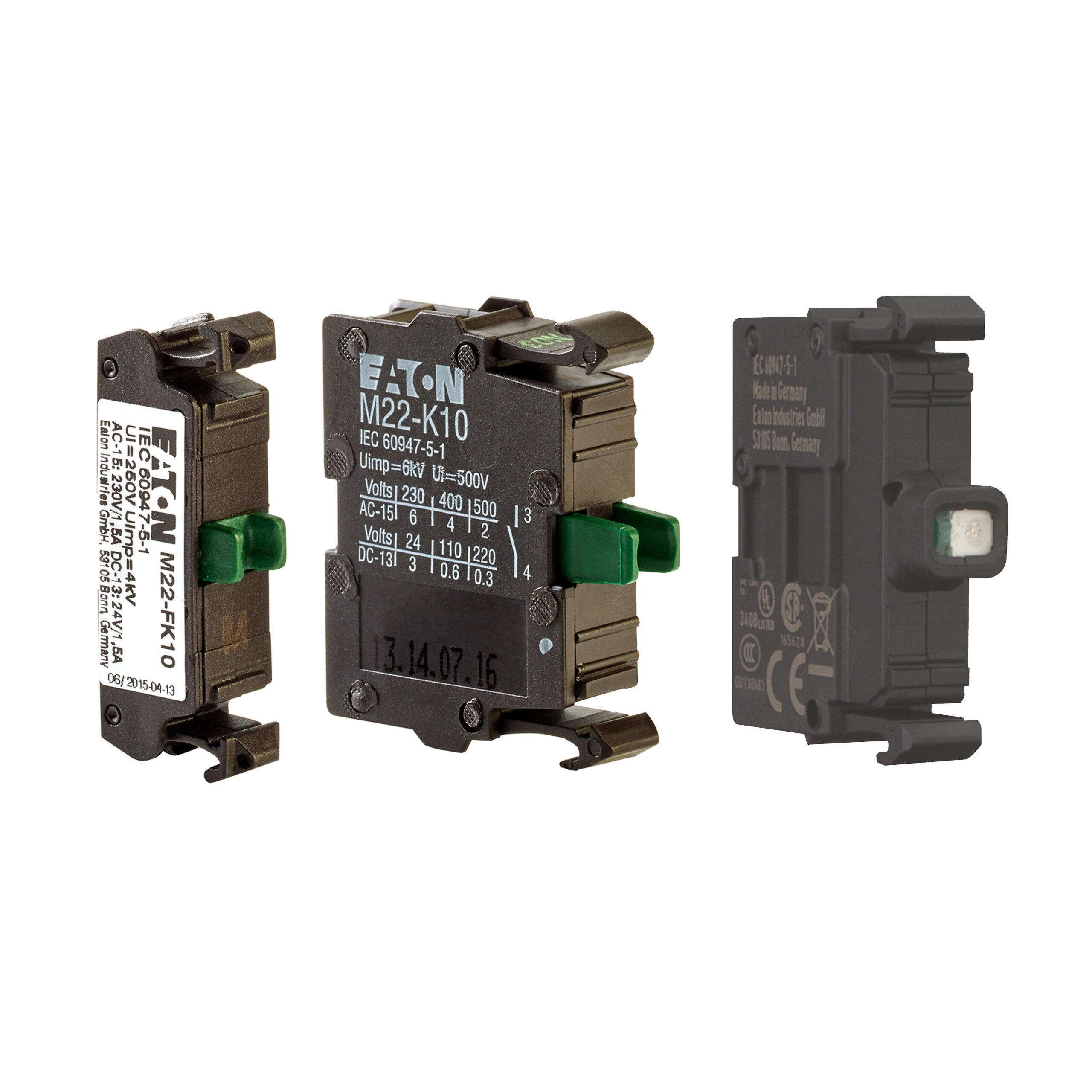 Eaton M22-K01 Schakel/Contactelement 1X Verbreek Frontbevestig. - Afbeelding 4