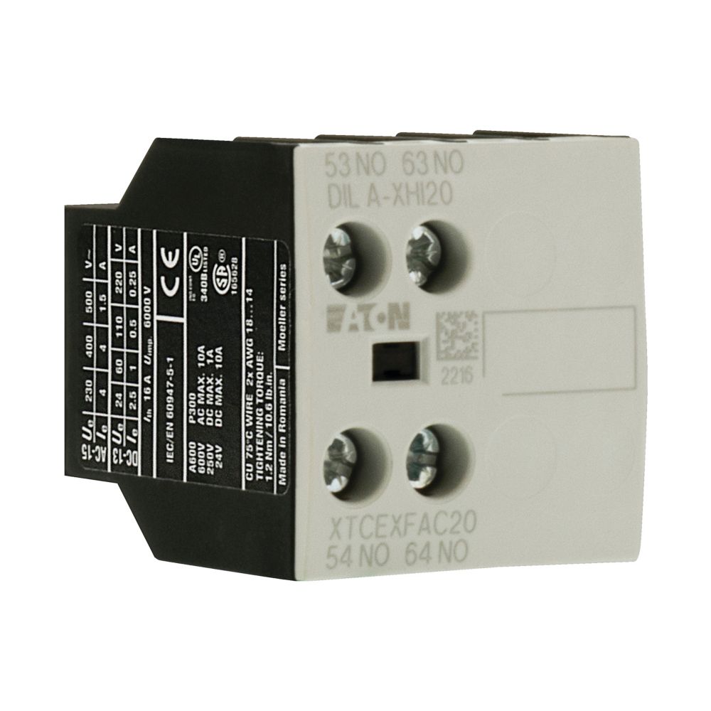 Eaton Dila-Xhi20 Hulpcontactblok 2Xm - Afbeelding 9