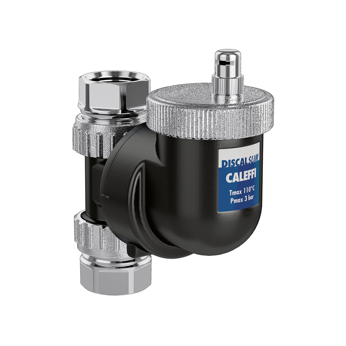 Caleffi Draaibare Luchtafscheider Kunststof Discalslim® 1"