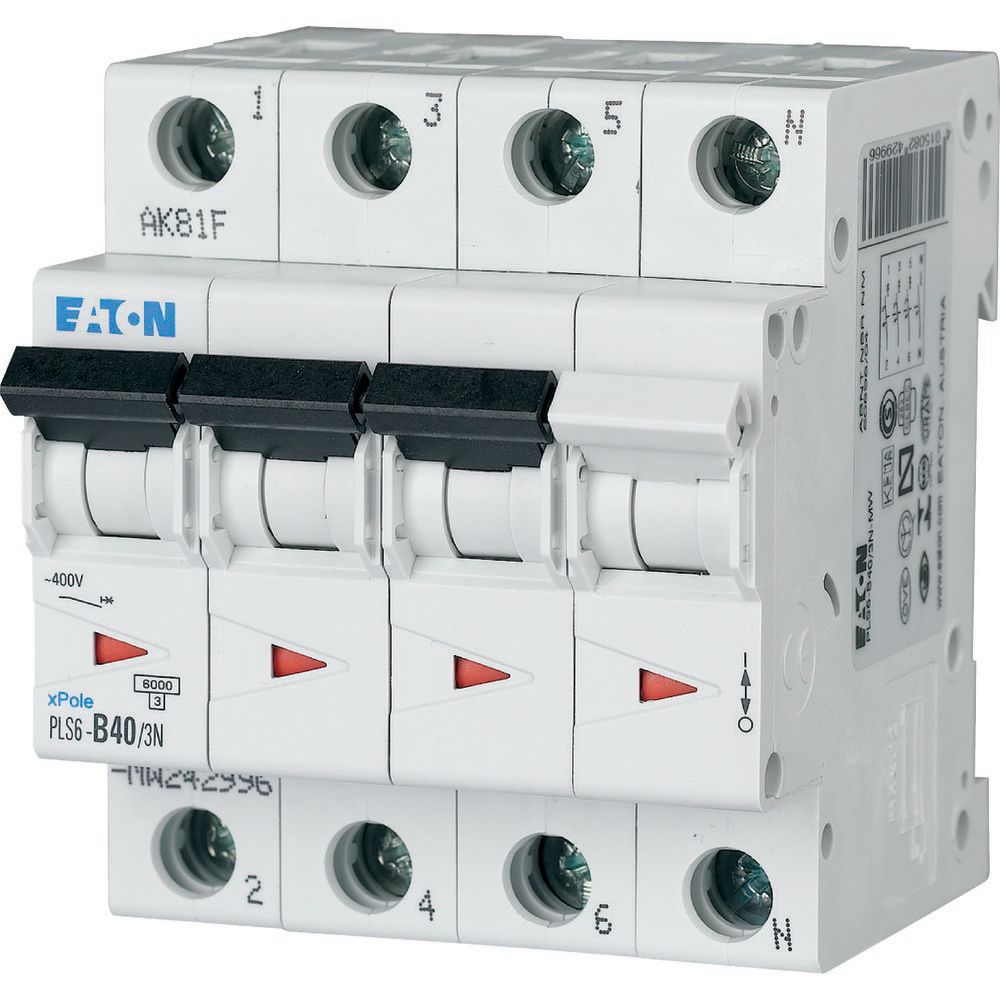 Eaton Automaat B40A 3P+N 6Ka - Afbeelding 2