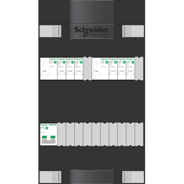 Schneider Electric Groepenkast 6Gr 1F 2Rij 2Als - Afbeelding 4