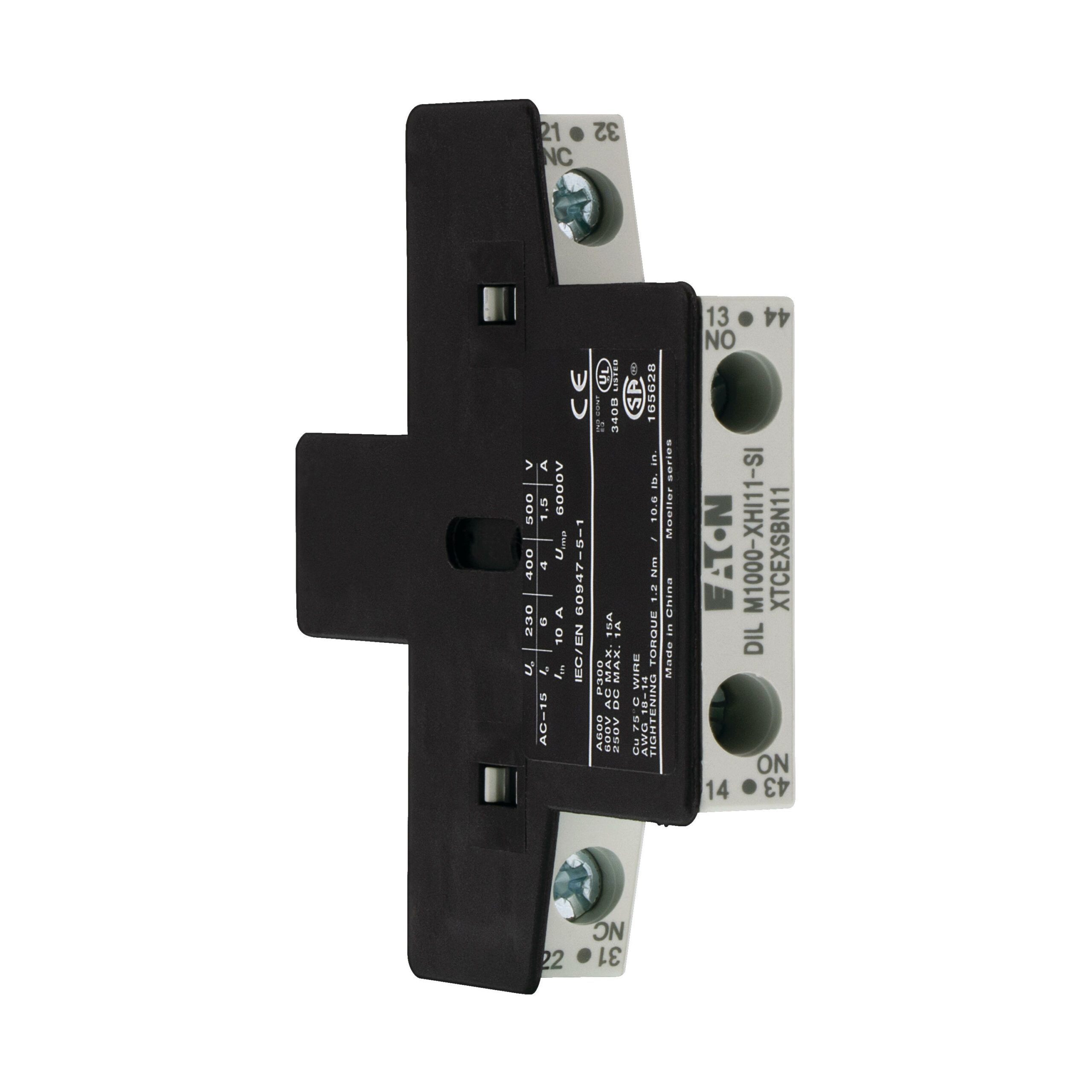 Eaton Magneetschakelaar Hulpcontactblok 1Xm 1Xv - Afbeelding 3