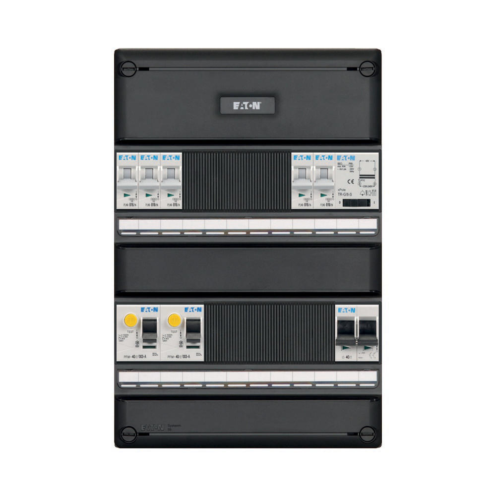 Eaton Groepenkast 5 Groeps 2X30Ma Als + 2P Hfd 40A