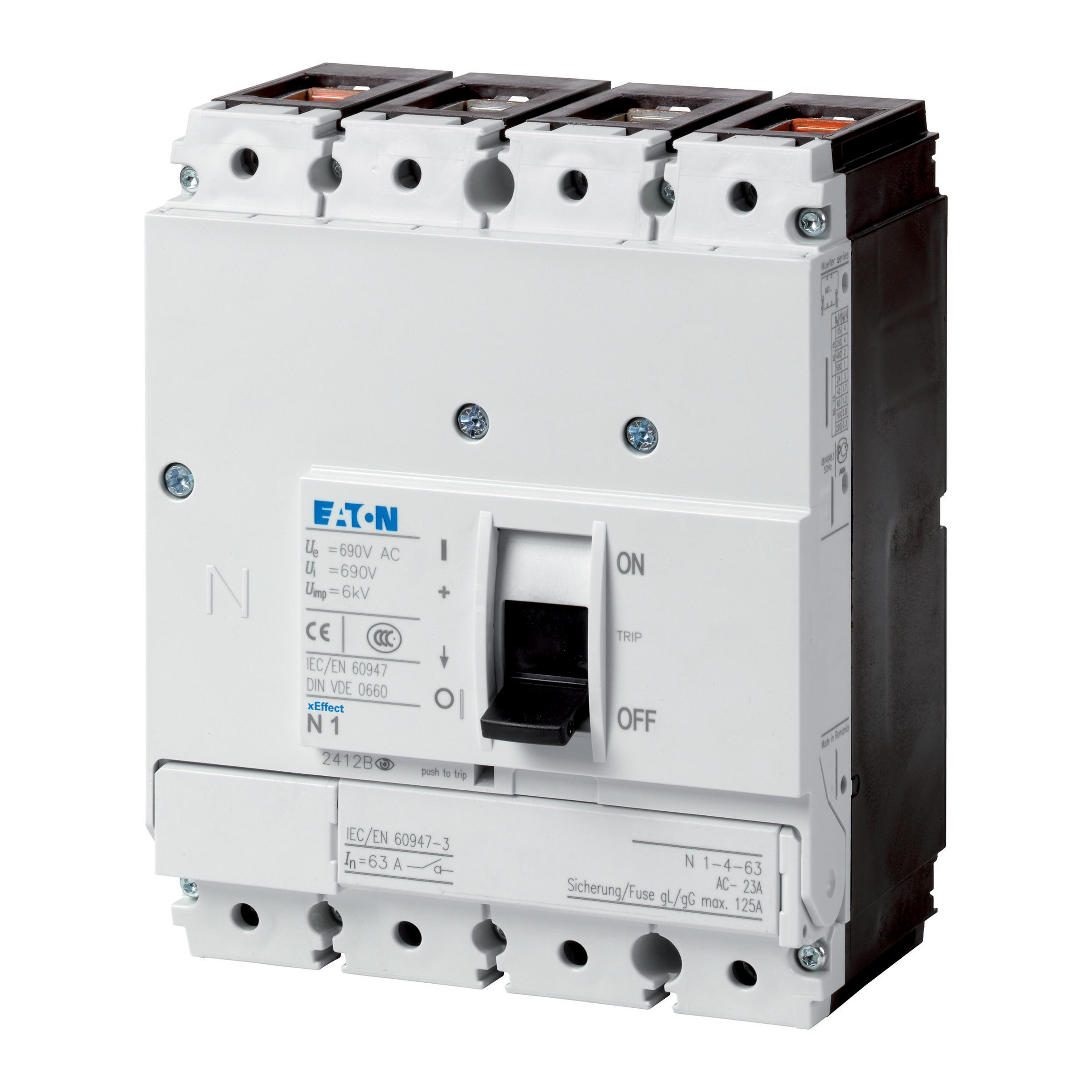 Eaton Hoofdschakelaar 160A 4P - Lastscheider
