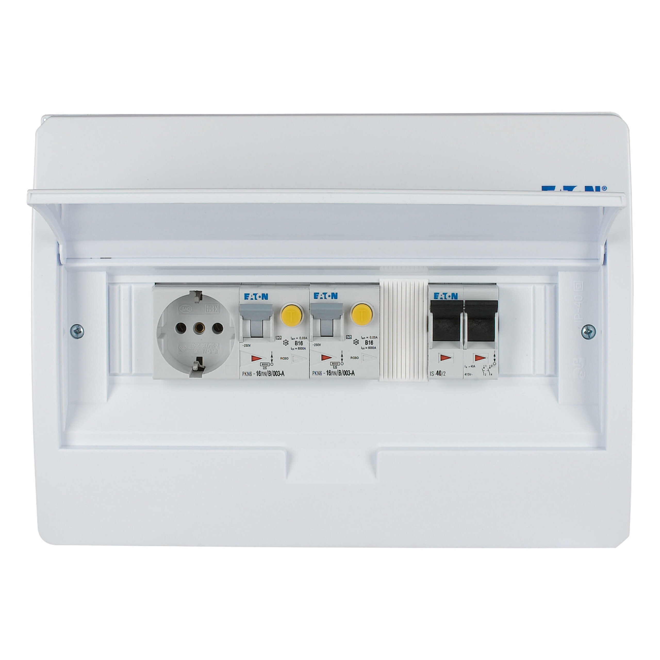 Eaton Pv Verdeler 2X Aardlekautomaat 1X Wcd