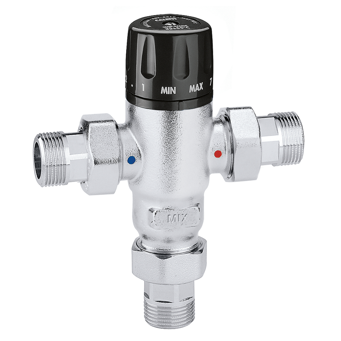Caleffi Thermostatisch Mengventiel + Keerkleppen 3/4" 30-65°C