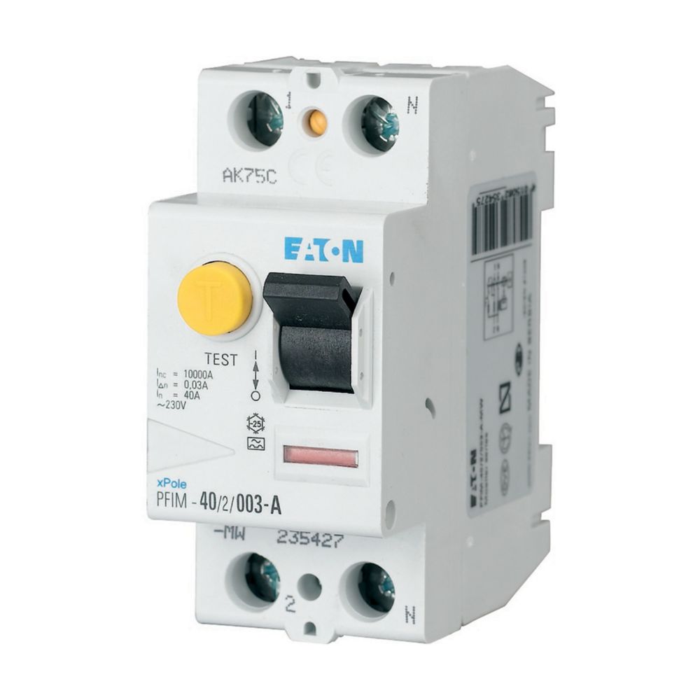 Eaton Aardlekschakelaar 63A 2P 30Ma - Afbeelding 2