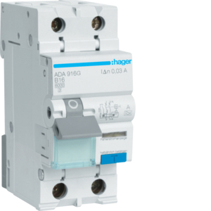 Hager Aardlekautomaat B16A 1P+N 30Ma - Vision Uitbreidingsset - Afbeelding 3