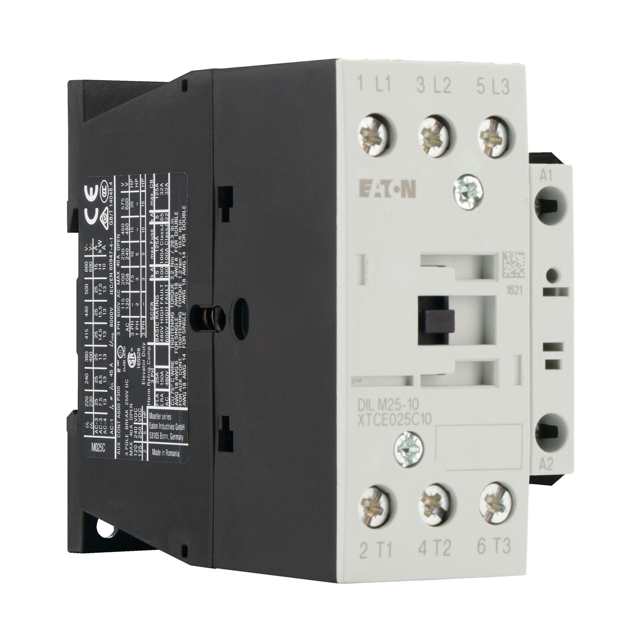 Eaton Dilm25-10 230V Magneetschakelaar 3Xm(40A)+1Xhcm - Afbeelding 3