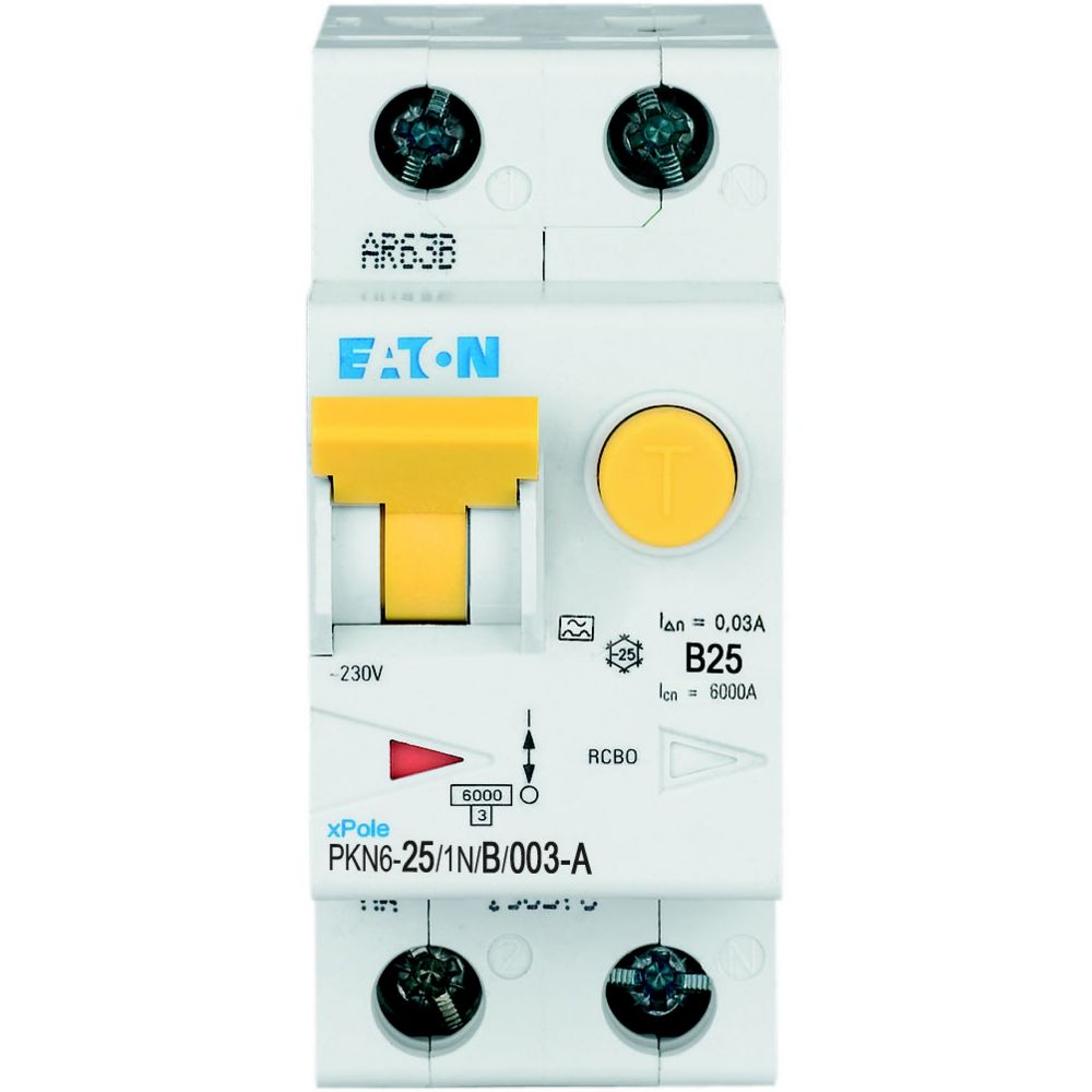 Eaton Aardlekautomaat B25A 1P+N 30Ma 6Ka - Afbeelding 6
