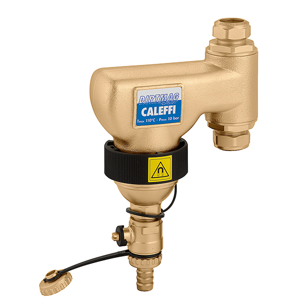 Caleffi Vuilafscheider Met Magneet Dirtmag® Verticaal Ø22 Knel