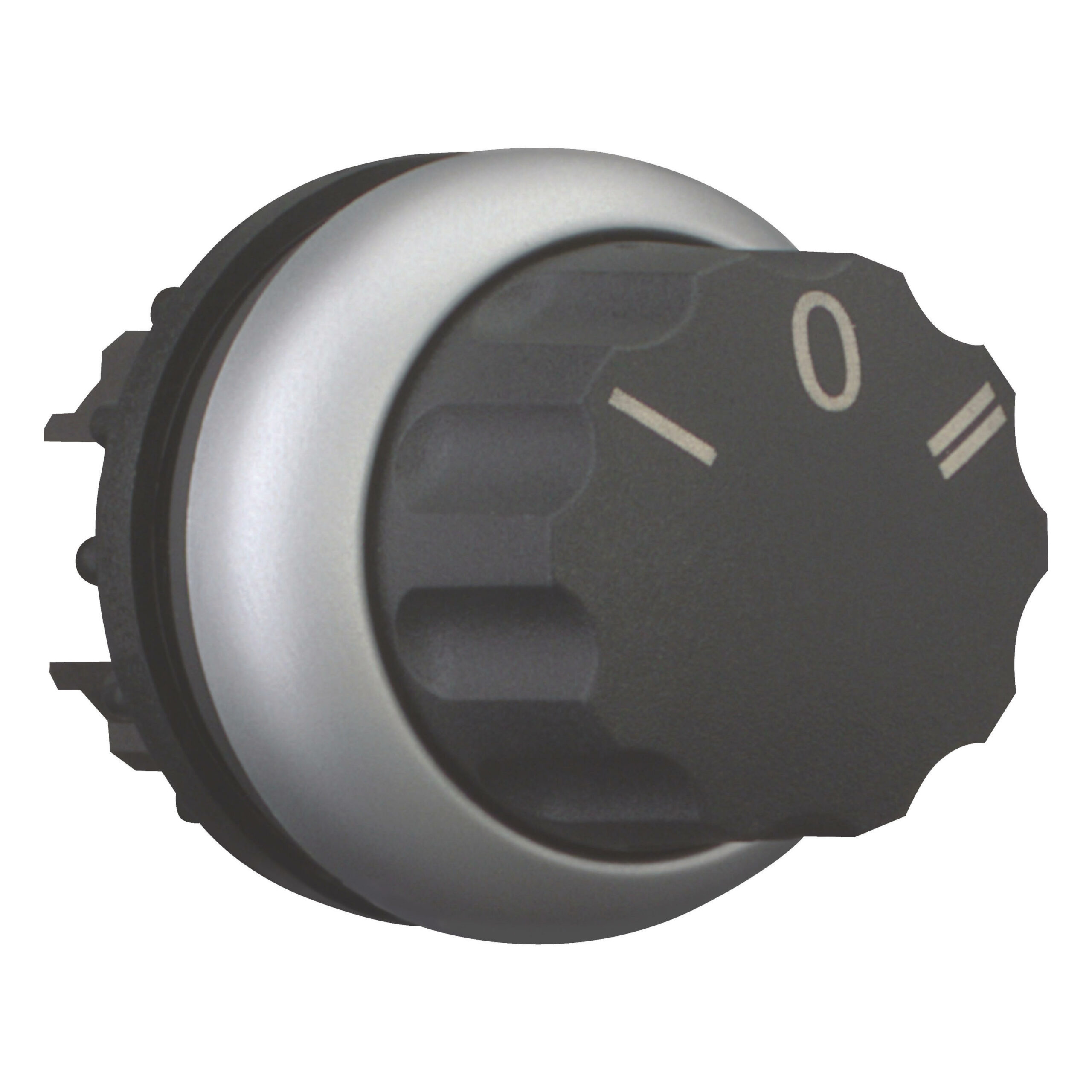 Eaton M22-W3 3 Standen Draaiknop Rond Zwart Inbouw/Paneelb - Afbeelding 4